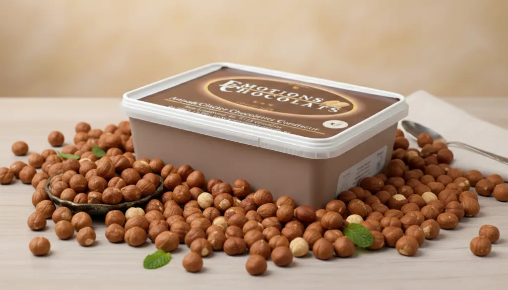 Glace praliné noisettes 1L