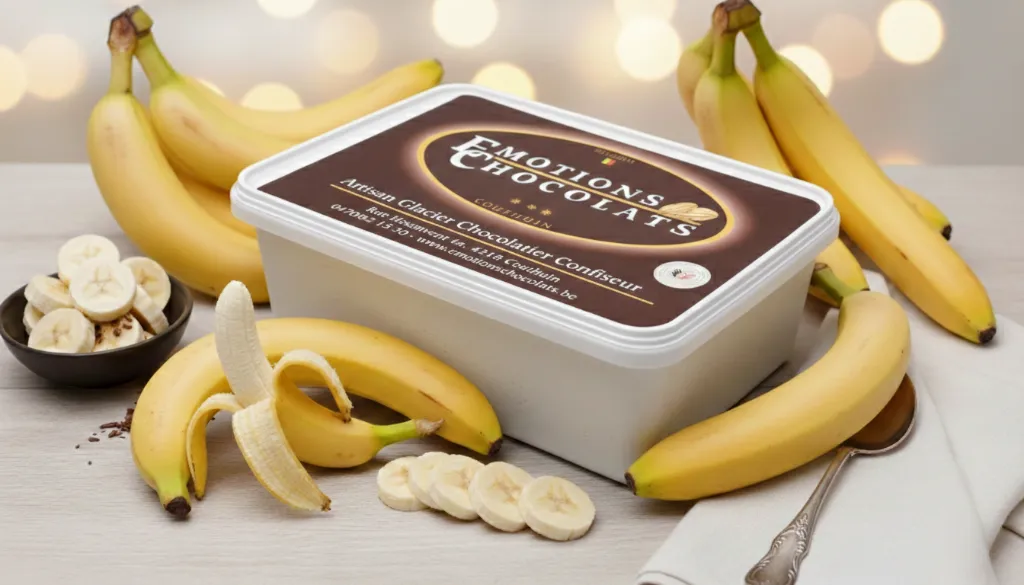 Glace à la banane 1L