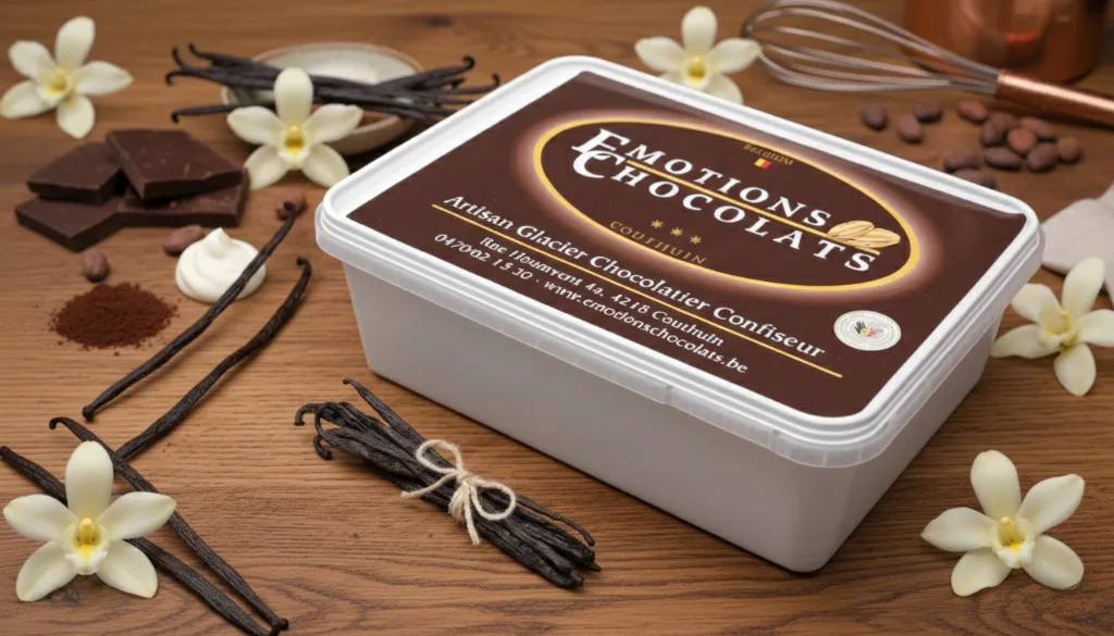 Glace vanille de Madagascar 1L