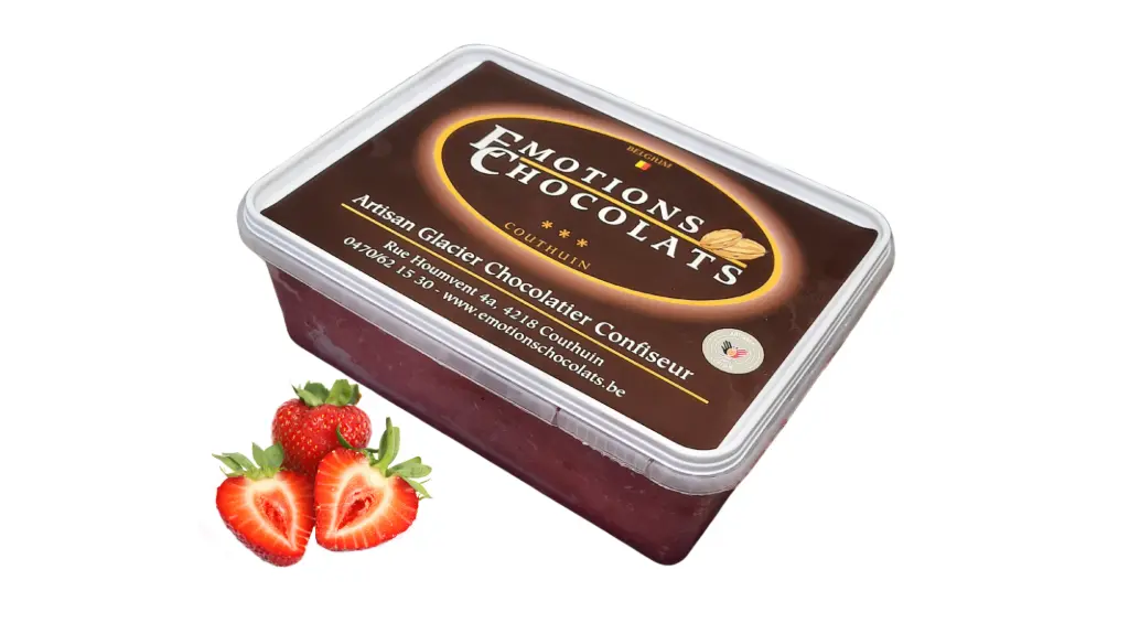 Sorbet Fraises 65% plein fruit